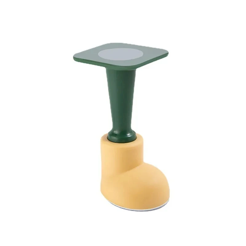 Creative Mute Door Stoppers Wall Protection Safety Shock Absorber Door Handle Shoe Shape Bumpers Security Wall Protectors New