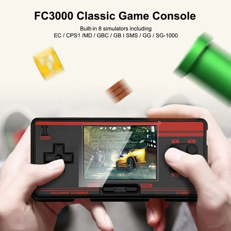 
FC3000 Handheld Game Console Game Player with Color Screen for Kids Adults 