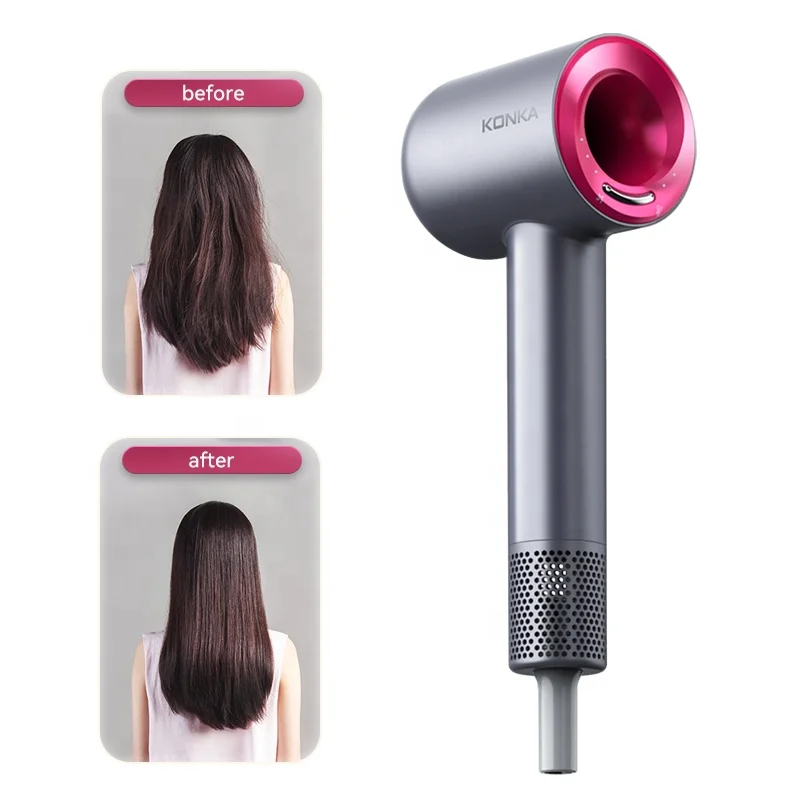 Customized Manufacturers 1600W Hot Sale Negative Ion BLDC Motor 110000rpm High Speed Professional Salon Home AC Blow Dryer