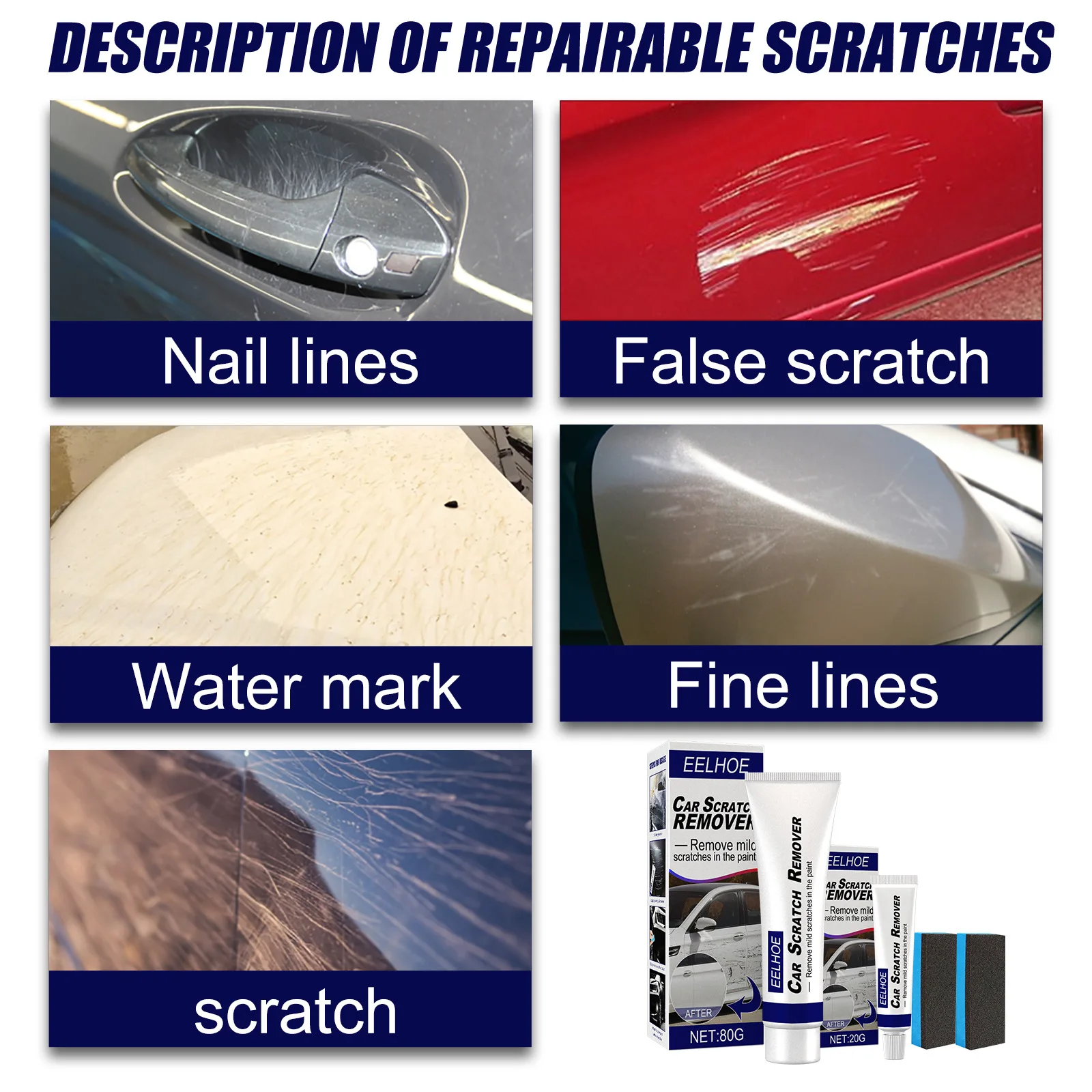Wholesale Car Scratch Remover Remove Mild Scratches In The Paint Automotive Scratch Repair Paste Car Care Repair Tools