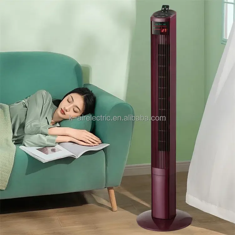CB CE LCD Display Ultra Quiet Low Noise  Air Cooling Fan Column Fan Multifunctional Tower Fan