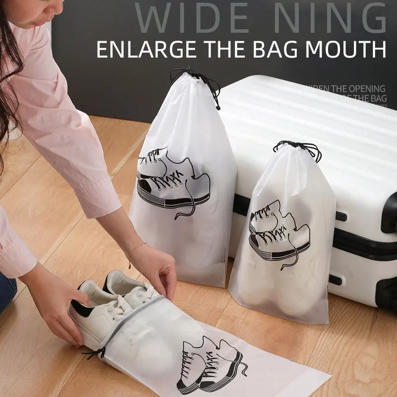 Wholesale dust bag for shoes waterproof travel shoe bag drawstring shoe organize storage bag