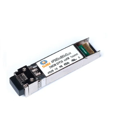 25G SFP28 CWDM Transceivers 1270nm-1371nm 1471nm-1571nm 10km Fiber Optic Transceiver Module