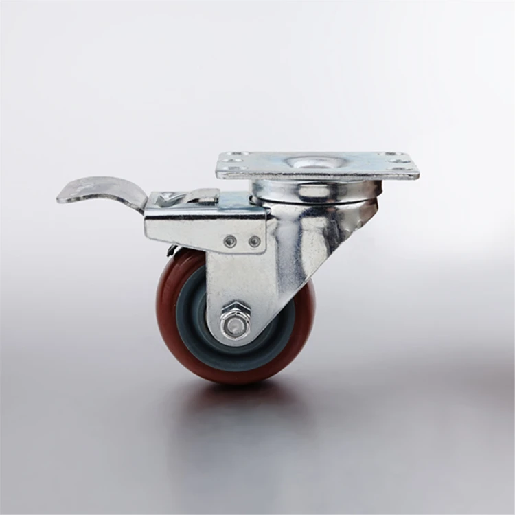Factory supplied swivel caster with brake for pipe rack system FHJ-303/403/503