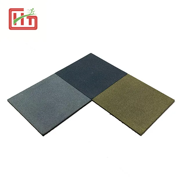 50MM Non-Toxic Playground Rubber Flooring Recycled Rubber Floor Mat Playground Floor Epdm
