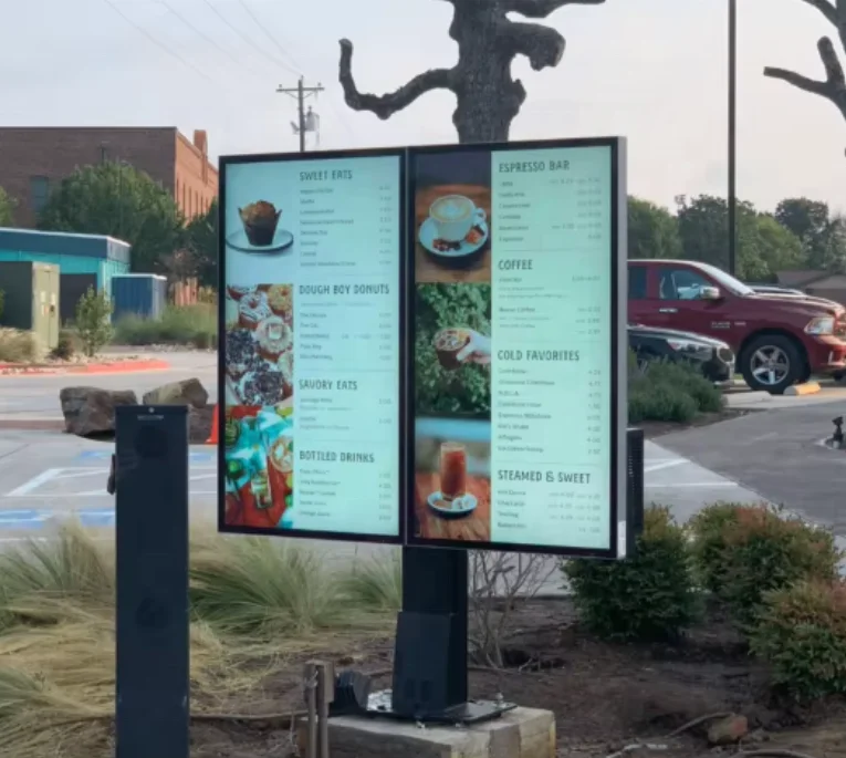 Ресторан дисплей меню экран цифровой Привод через доска ЖК-Digital Signage открытый самоуправляемый заказ Digital signage