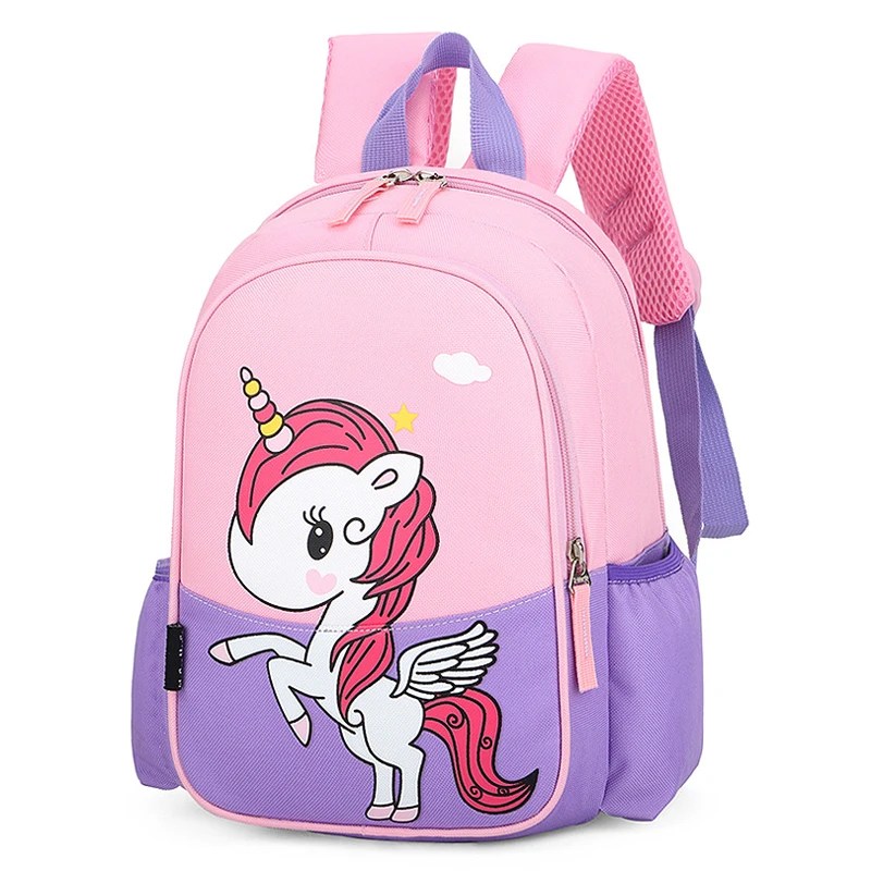 Newest Promotion Kids Cute Unicorn School bag Toddler Backpack Animal Cartoon Children Bag for 3~6 Years Baby girls and boys