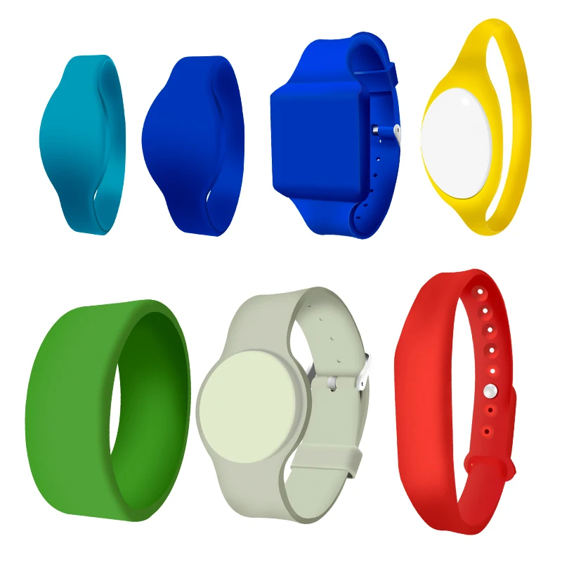 125 Mhz Automatic Woven Bracelet Festival Rfid Access Control Beaded Mifare Concert Light Wristband Readers