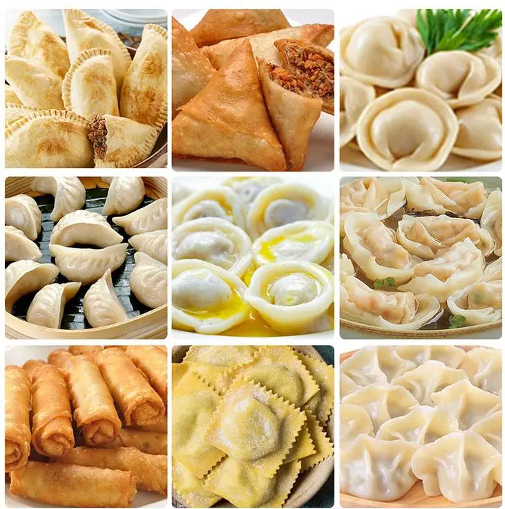 LEMON MECH  Automatic Food Processing Equipment Spring Roll Curry Puff Dumpling Making Machine