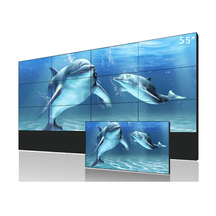  700nits 1 8 мм Ультра узкая панель 49 дюймов LG DID lcd видеостена для выставочных