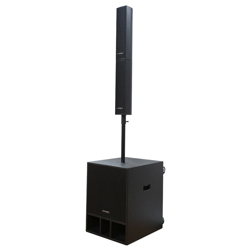 Professional Line Array Column Speaker 2 Way Frequency Division Active Line Array Speakers For Meeting Use