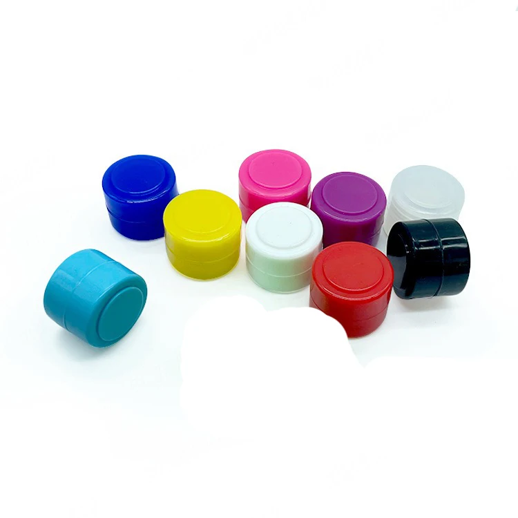 Factory High Compressibility Dishwasher Safe 2ml Silicone Oil Storing Water Proof Multicolor Container Cigarette Cream Box