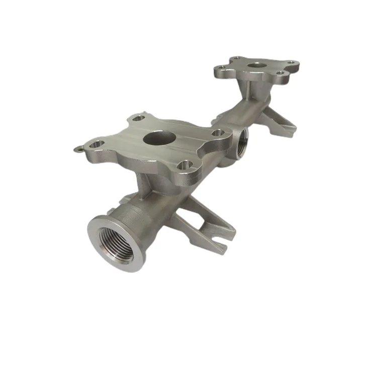 Casting Drawing Stainless Steel 316L CF3M Suction Manifold Lost Wax Investment Pump Casting CNC Machining