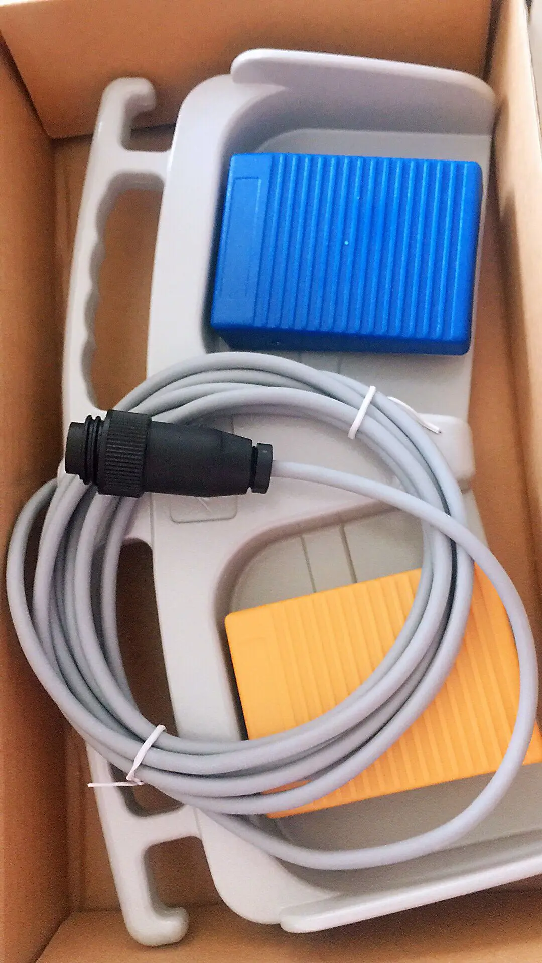 Aluminum Medical two button footswitch for diathermy bipolar