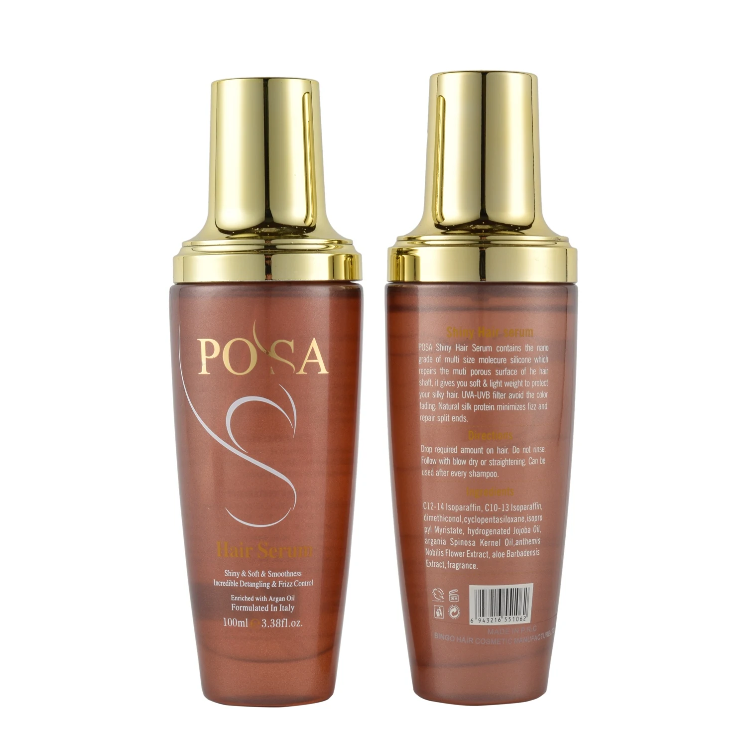 Private Label POSA Argan Oil Hair Regrowth Serum Anti Hair Loss Hydrating Smoothing Anti-Frizzy Natural Hair Treatment   100ml