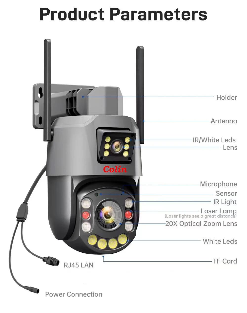 faster shipping amazing 60W 30Ah OEM Support iP66 dual lens 36x zoom 4g camera icsee app solar power system kit