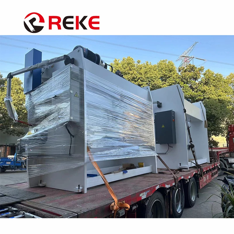 Reke Brand hot sale 20mm/3200mm metal guillotine Hydraulic Cnc Swing Beam Shearing Machine
