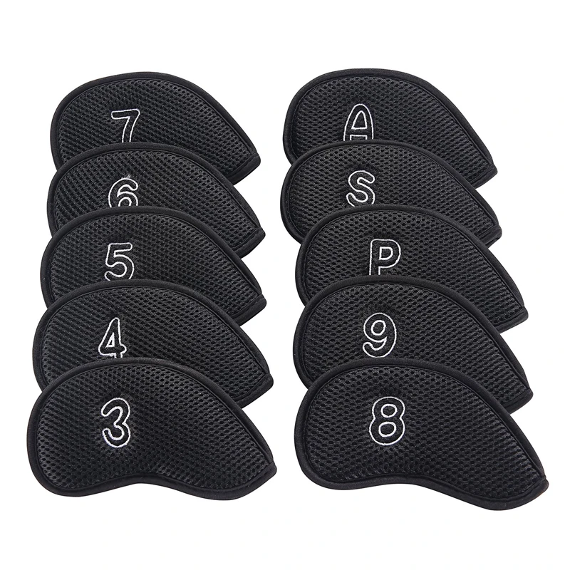 Meshy Golf Iron Covers Set Golf Club Head Cover Fit Most Irons