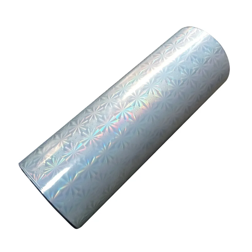 Wholesale BOPP Glitter Film Roll Sparkle Thermal Glitter Film Transparent Hologram Lamination Film