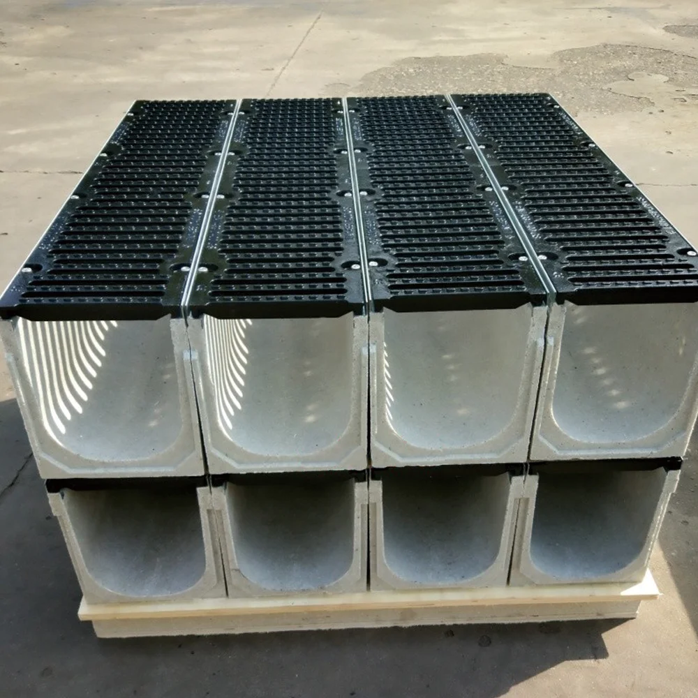 High Quality Grate Drainage Channel Outdoor Drain Swimming Pool Channel Trench Drain Driveway Trench Drains