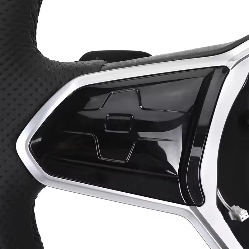 Custom Upgrade Volant Lenkrad Half Perforated Leather Steering Wheel for VW Golf 6 7 GTI MK7 Mk7.5 Polo Tiguan Jetta Passat B6