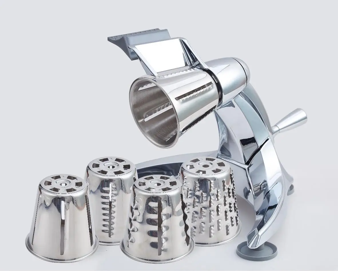 Julienne Dicer for Vegetables Veggie Chopper Kitchen Mandoline Slicer with 6 Stainless Steel Blades