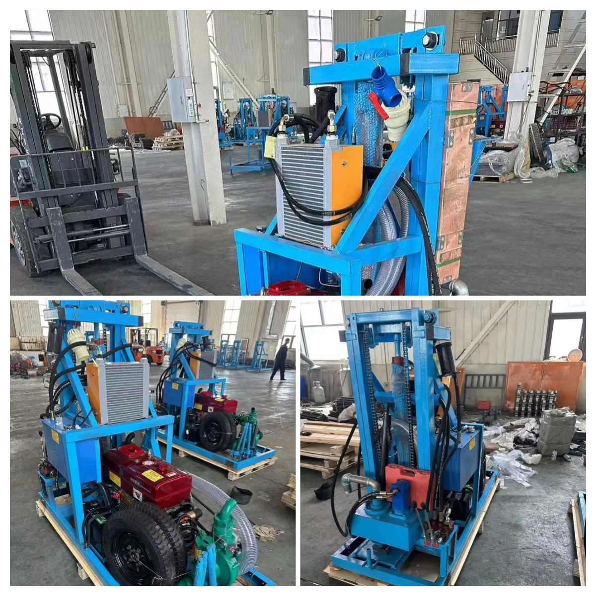 Water Bore Hole Well Forage Boring 100m 200m 300m Borehole Drill Small Mini Rig Deep Machine for Price