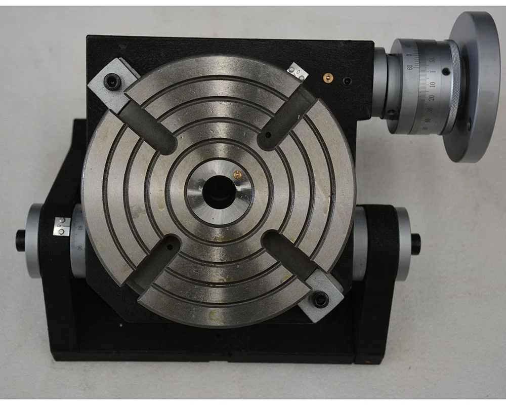 Hot sale TSK200 Tilting rotary table for Milling machine can tilting 0-90degree