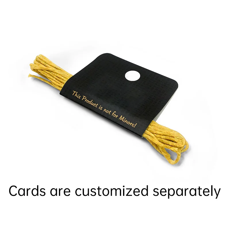 Hot Sale High Quality Factory Customized Length Natural Organic Pure Beenwax Hemp Wick