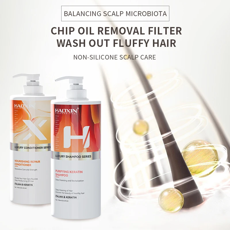 Professional Factory Hair Care Deep Nourishment Revitalizing Natural Botanical Shampoo and Conditioner