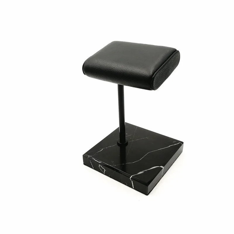 Factory direct sale Customized black marble watch display stand on counter design for sale