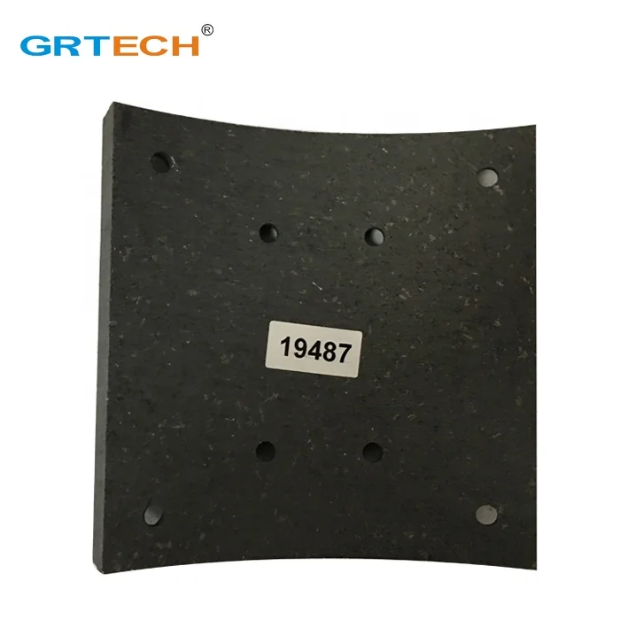 100000kms guranted truck brake lining 19487