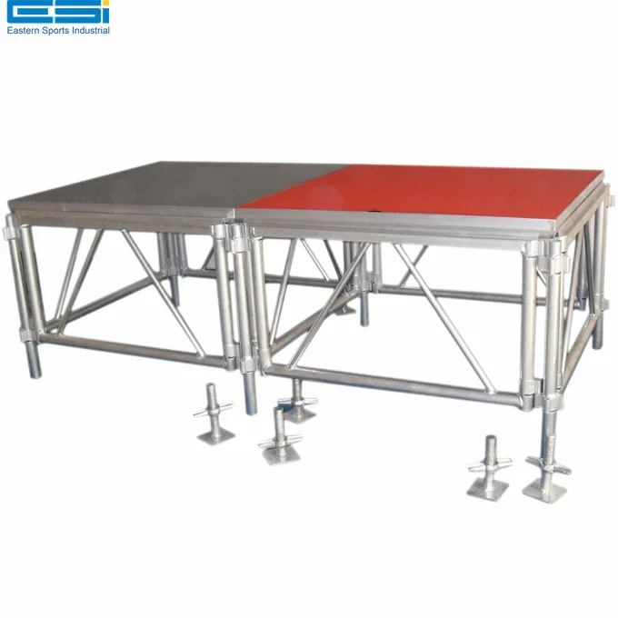 ESI -2022 Hot Sale concert Stage Aluminum Stage Platform Round Portable Stage and can be adjustable