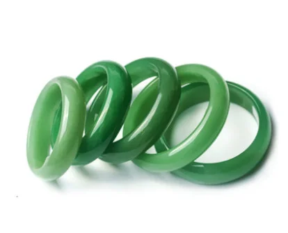 Wedding Gift  Natural Green Jadeite Jade Bangle Bracelet Handmade Jade Bangle