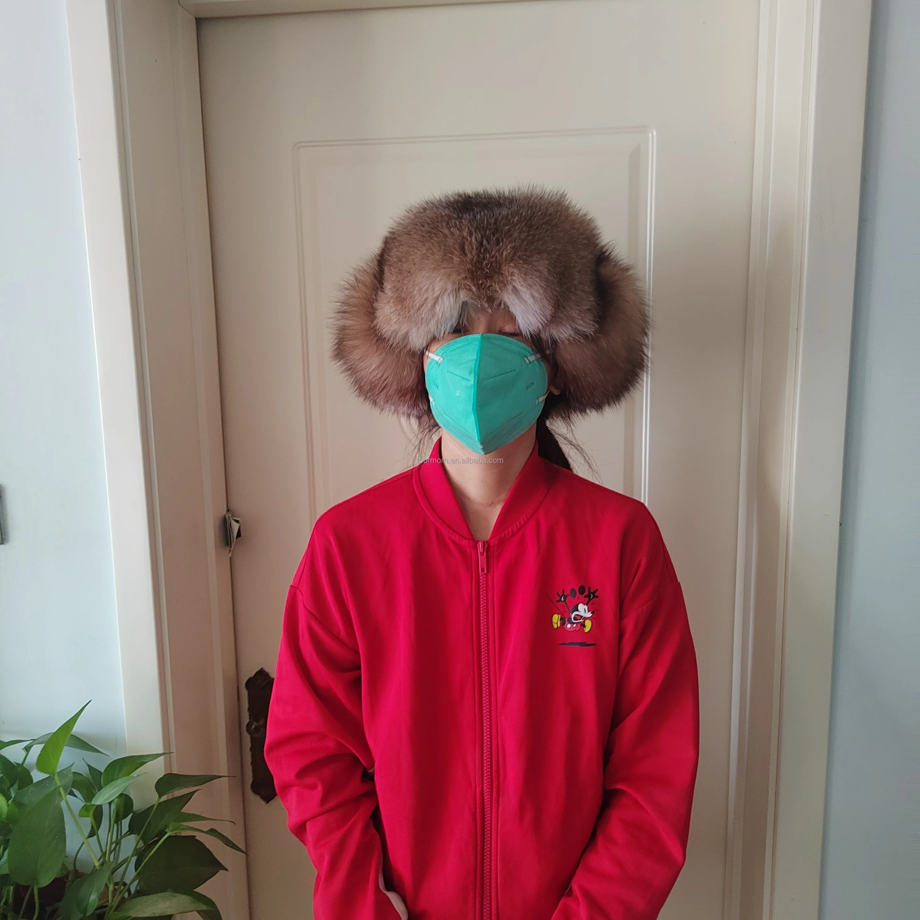 Мужская меховая шапка ручной работы