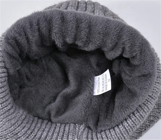 2024 High quality Ear Protection Warm Ski Cycling Hat for Men Women Winter Hat Custom Logo Knit Earflap with Ears Beanie Caps