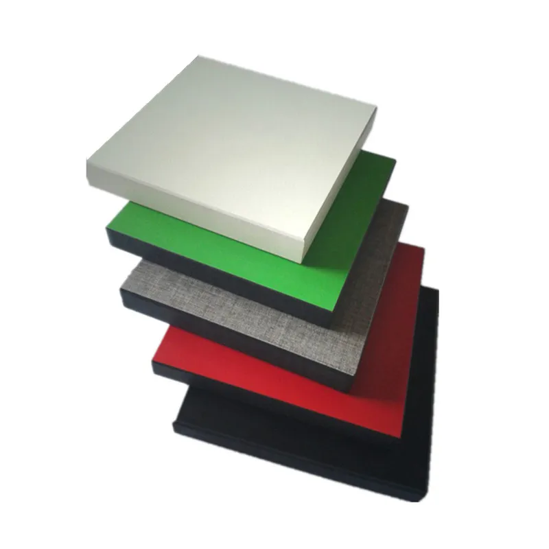 2024 Fine Textured White  Color Phenolic Laminated Compact Board Hpl Panel for decoration