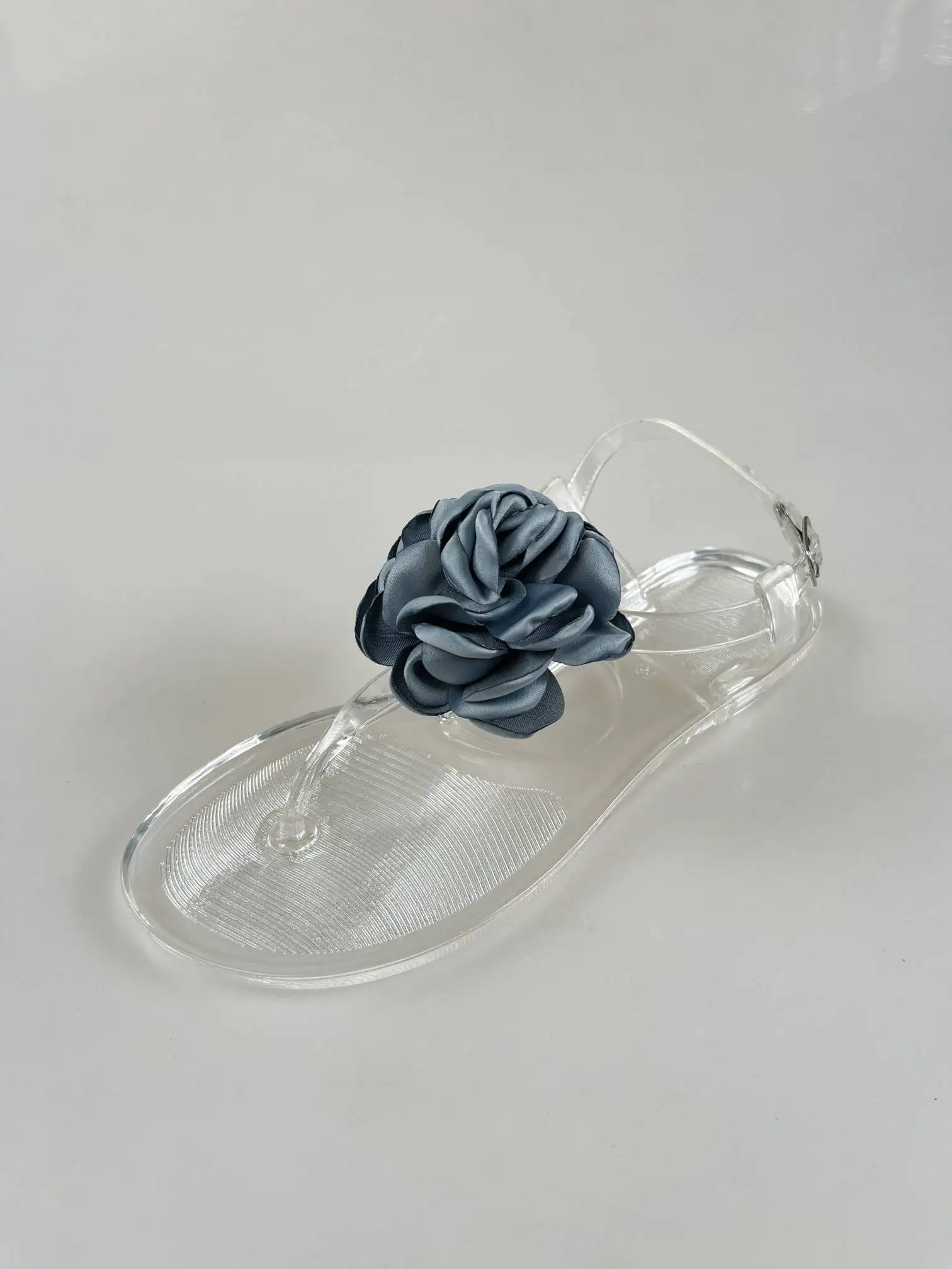 Sandalias Shoes Flat Pvc Fashion Fancy Summer Rhinestone Sandals For Women And Ladies Jelly boots