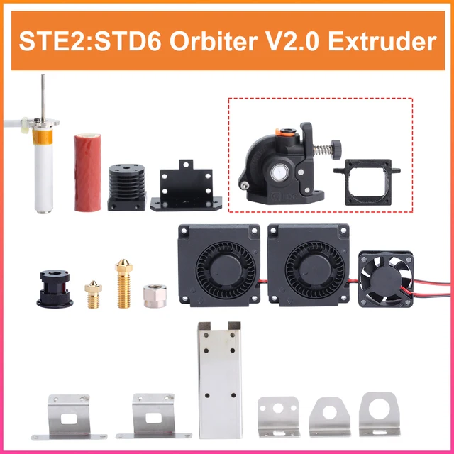 Trianglelab STD6 Ceramic Heating Core Maximum Continuous Flow up to 95cubicmm/s Direct Drive Extruder STD6 Hotend 3D Printer CHC