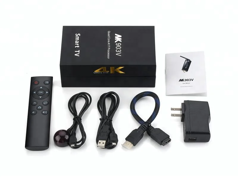 Premium Android TV Stick for 4K HD Streaming 5.1/7.1 OS Bluetooth 2G+16G Memory Compatible with Any Screen & WiFi