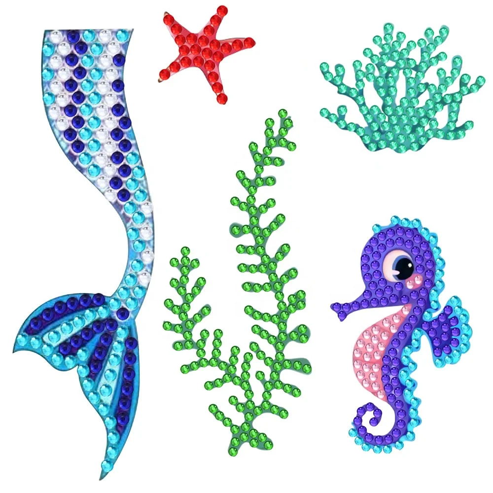 7000+ Design Sunloop Acrylic Diamond Painting Kits DIY Gem Arts Stickers Art and Crafts for Kids 5D DIY Diamond Mosaic Stickers