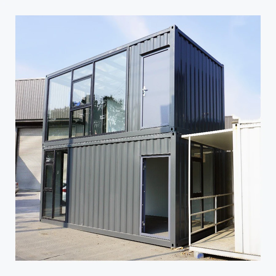 Four Season Solarium Aluminum Glass Container Prefab Houses For Outside