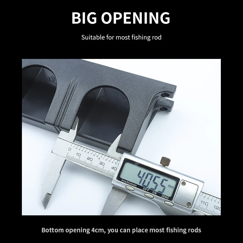 LINNHUE 6-Rod Rack Fishing Rod rack Holder Fishing Rod Bracket Display Stand Organizer Support Mount Fishing Tackle