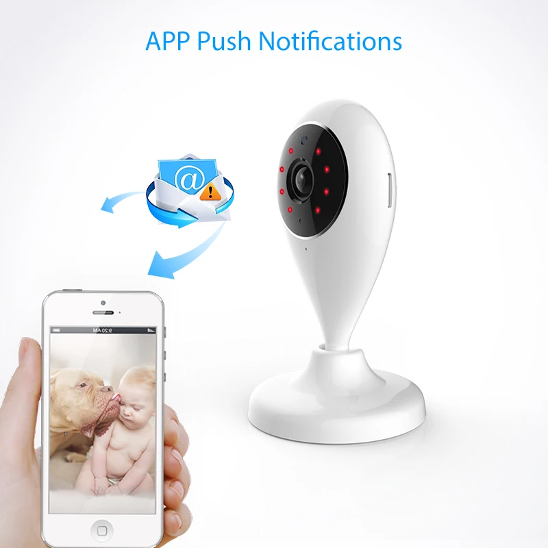  Умная домашняя камера безопасности для помещений 720P hd mini wifi tuya ip Сетевая совместимая с alexa