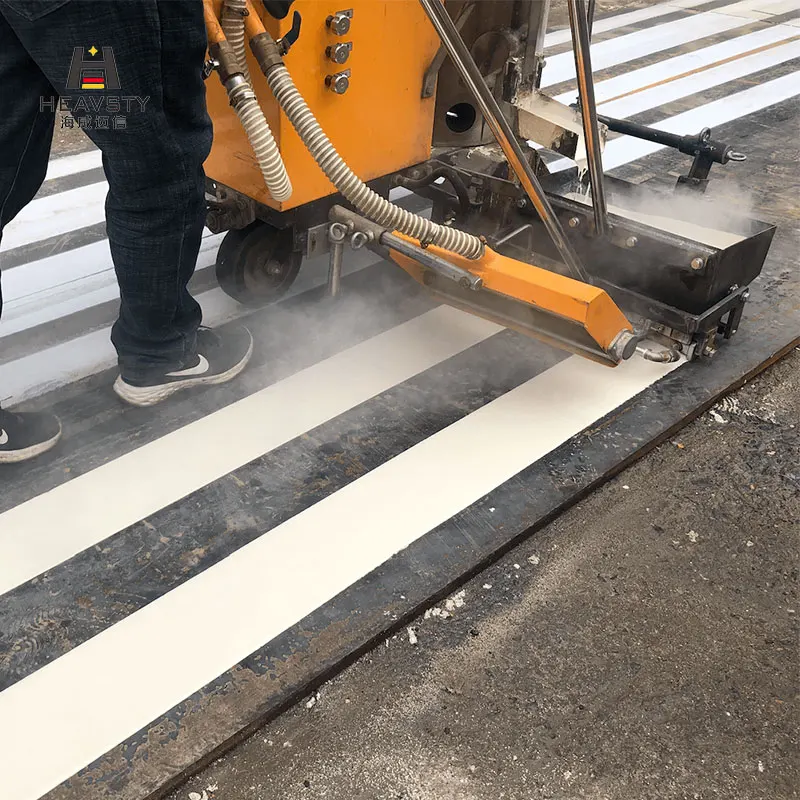 Driving Type Double Lines One Time Painting Hot Paint Ride on road marking machine, manual operated road marking machine
