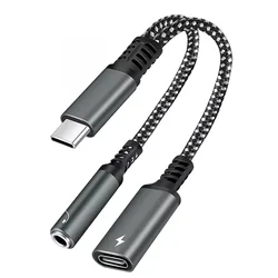 USB Type C Adapter For Huawei Mate 20 P40 P20 Pro Xiaomi Mi6 8 Mix2S Oneplus 3.5mm Jack Aux Adapter Charging Connector