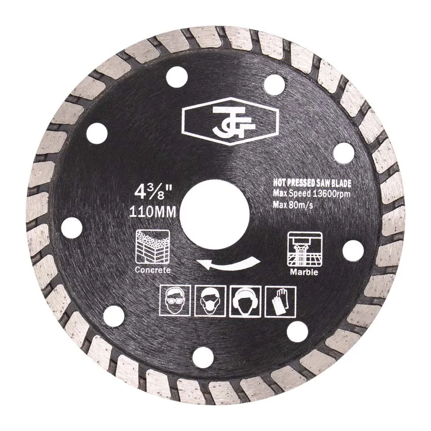 New style Ultra-thin Diamond Cutting Disc Continuous Turbo Diamond Saw Blade for Tile Ceramic Marble Granite