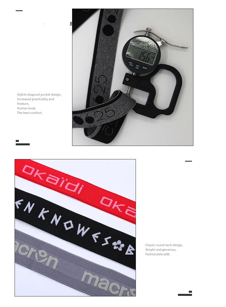 Manufacturers custom computer blended flower gray jacquard elastic belt nylon spandex belt yoga waist letter elastic belt