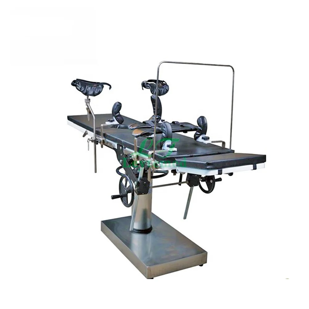 LTST12 Manual Surgical Table Neurosurgery Gynecology Urology Stainless Steel Treatment Operation Table
