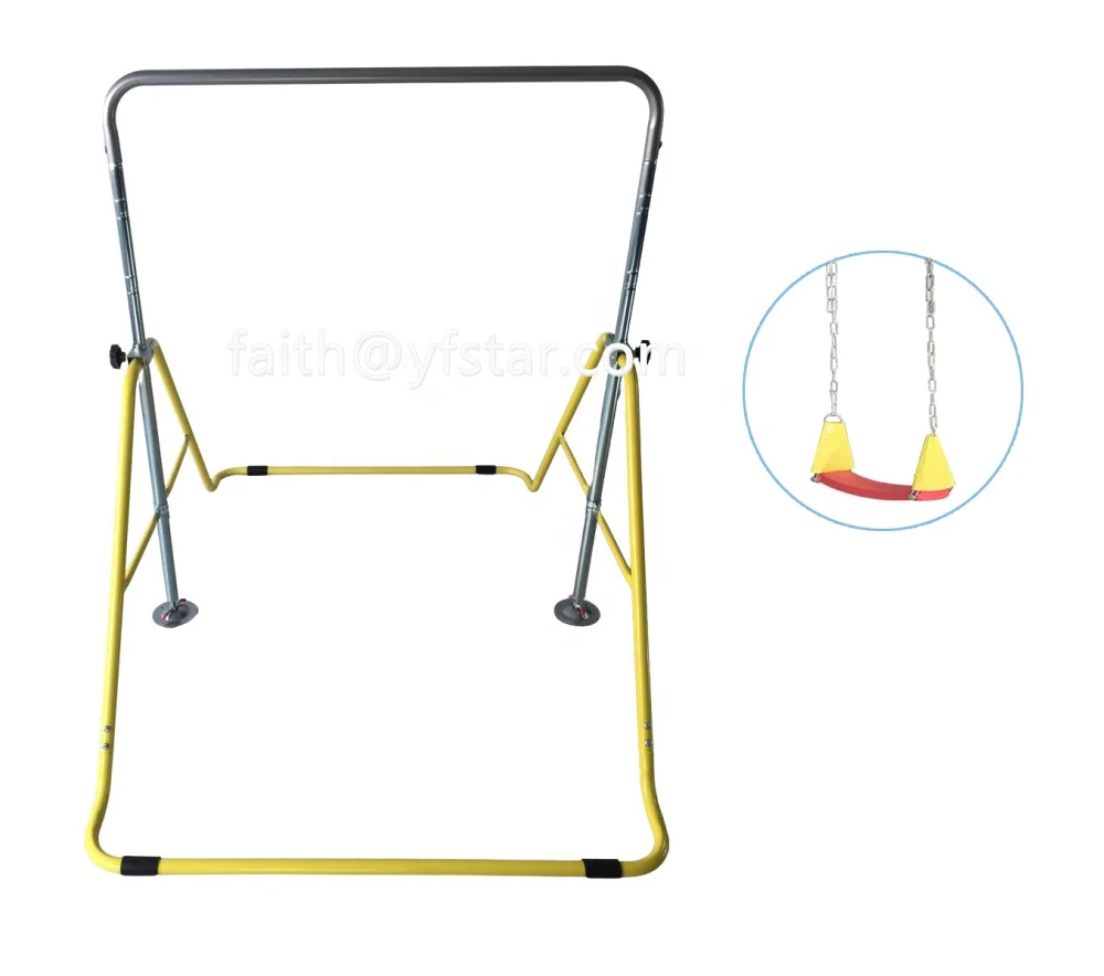 Hot New Kid Gym Equipment Horizontal Bar  Wings Indoor Kids Playground Gymnastic Bar Pull Up Bar for Children